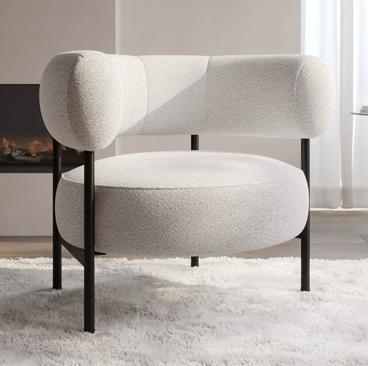 Velvet Armchair Upholstered Accent Chair Modern