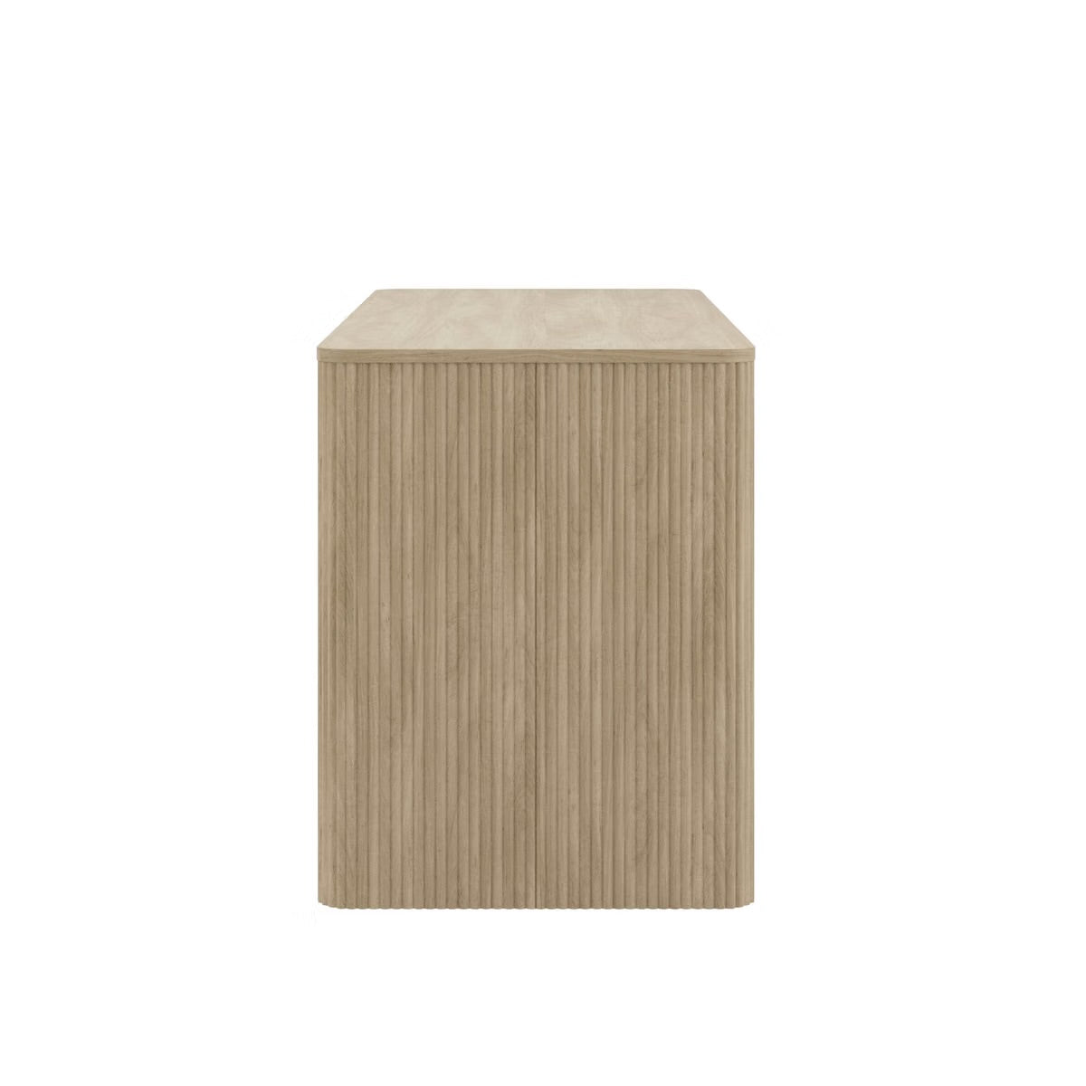 Oak Home Office Desk with Drawers
