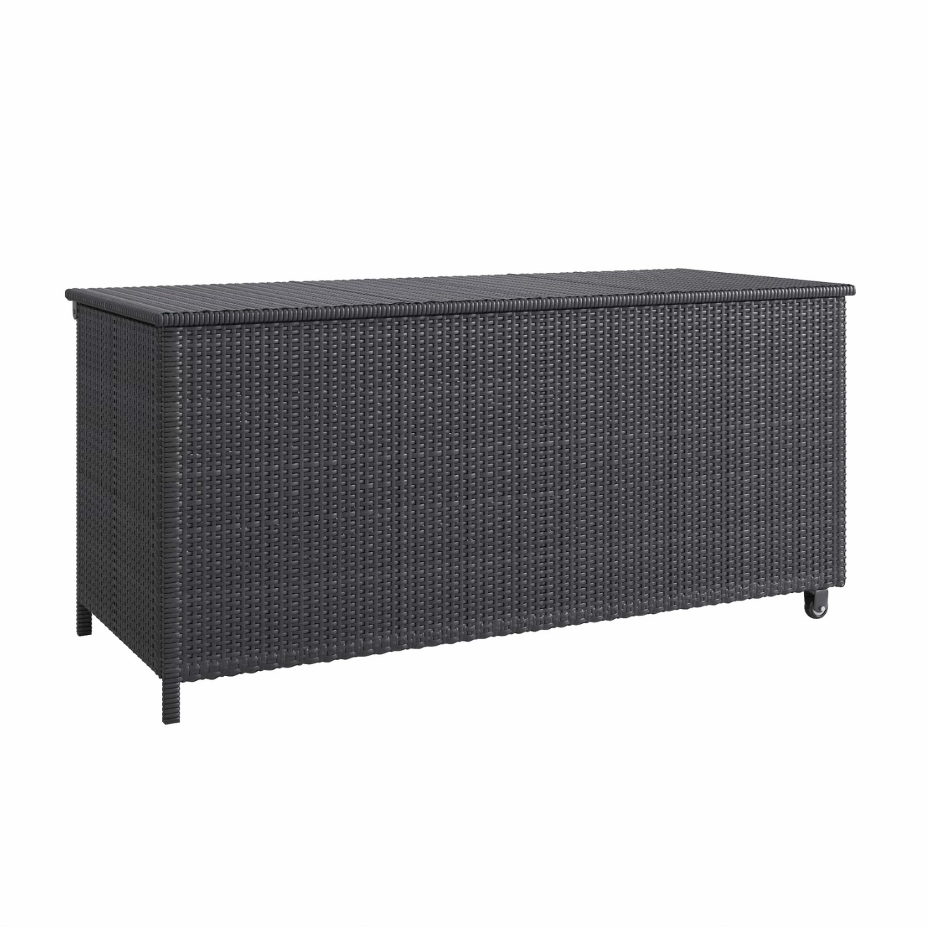 Rattan Garden Storage Box with Gas Lift