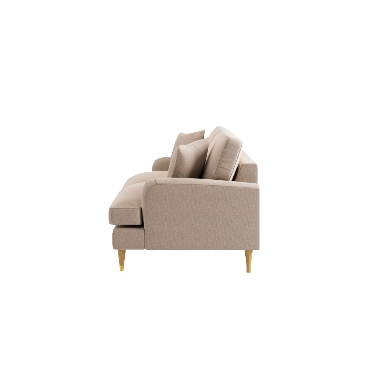 Four Seater Sofa Couch Upholstered with Cushions
