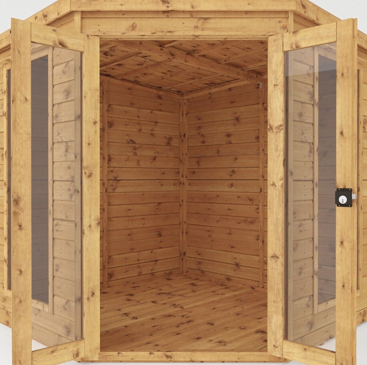 Summerhouse with Double Shatterproof Doors and Lockable