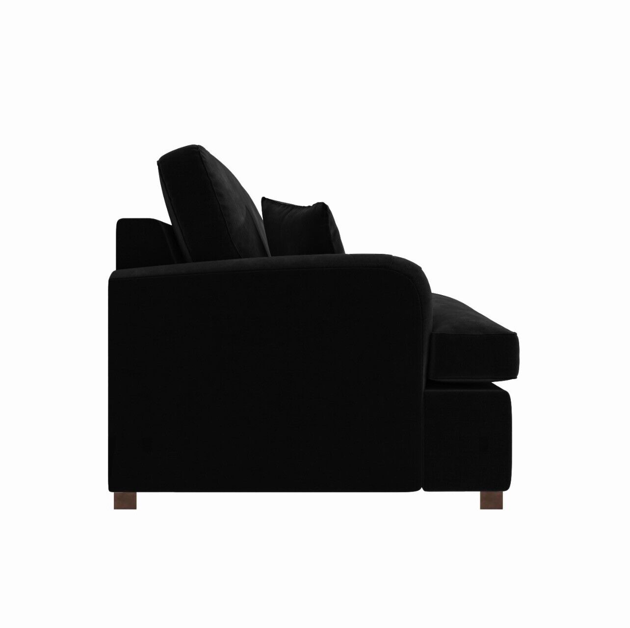 Velvet Sofa Bed 2 Seater Sleeper Sofa with Mattress and Cushions