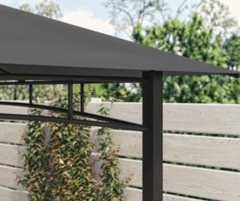 Steel Gazebo Ventilated Roof Outdoor Garden Patio