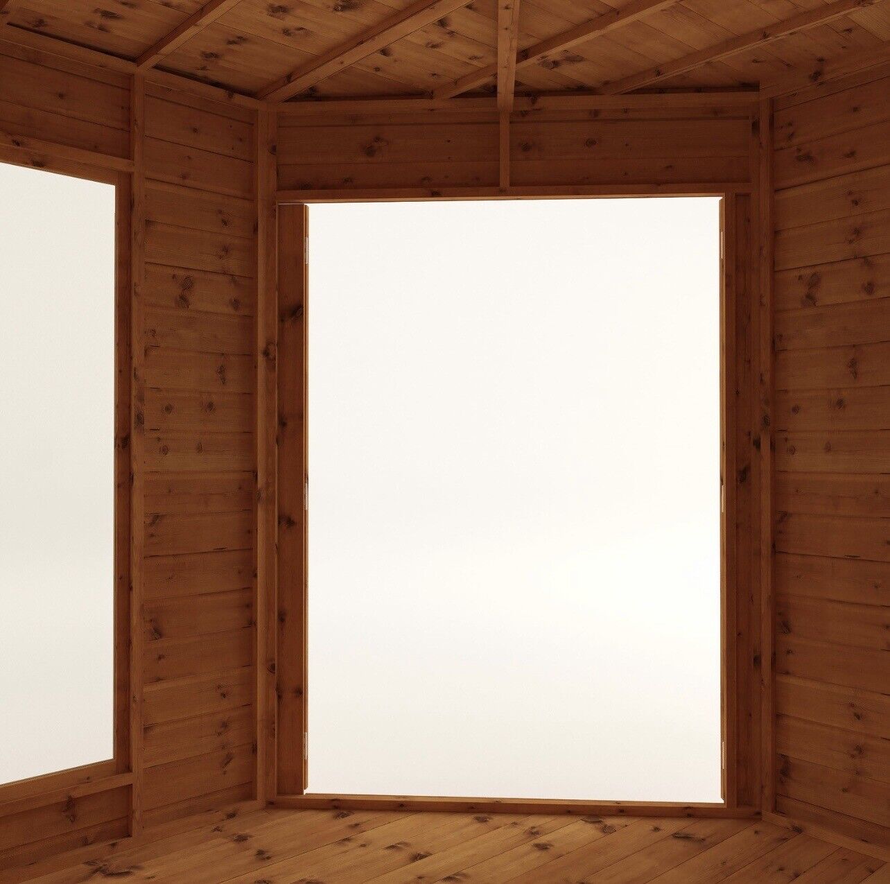 Summerhouse with Double Shatterproof Doors and Lockable
